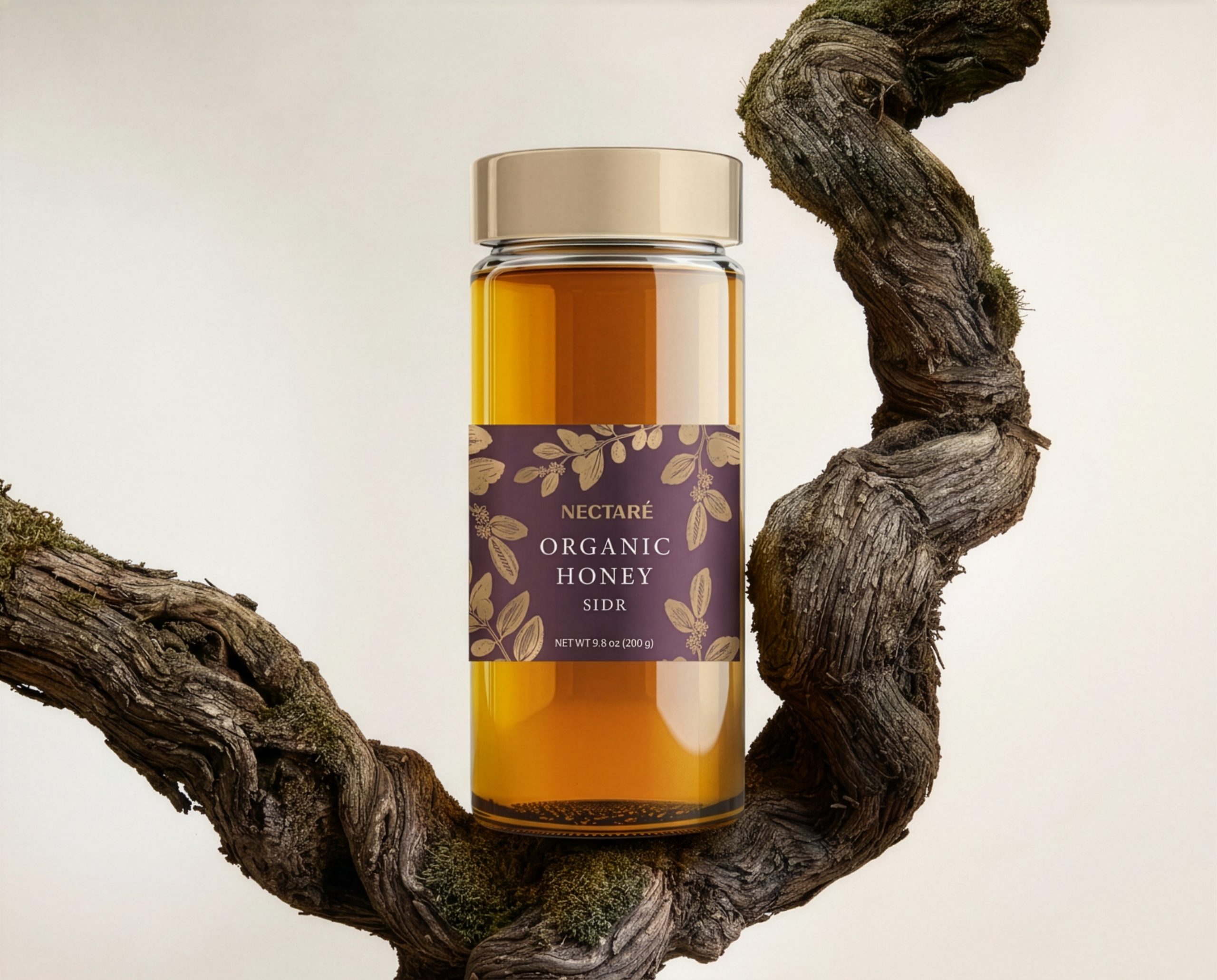 Nectare organic honey packaging