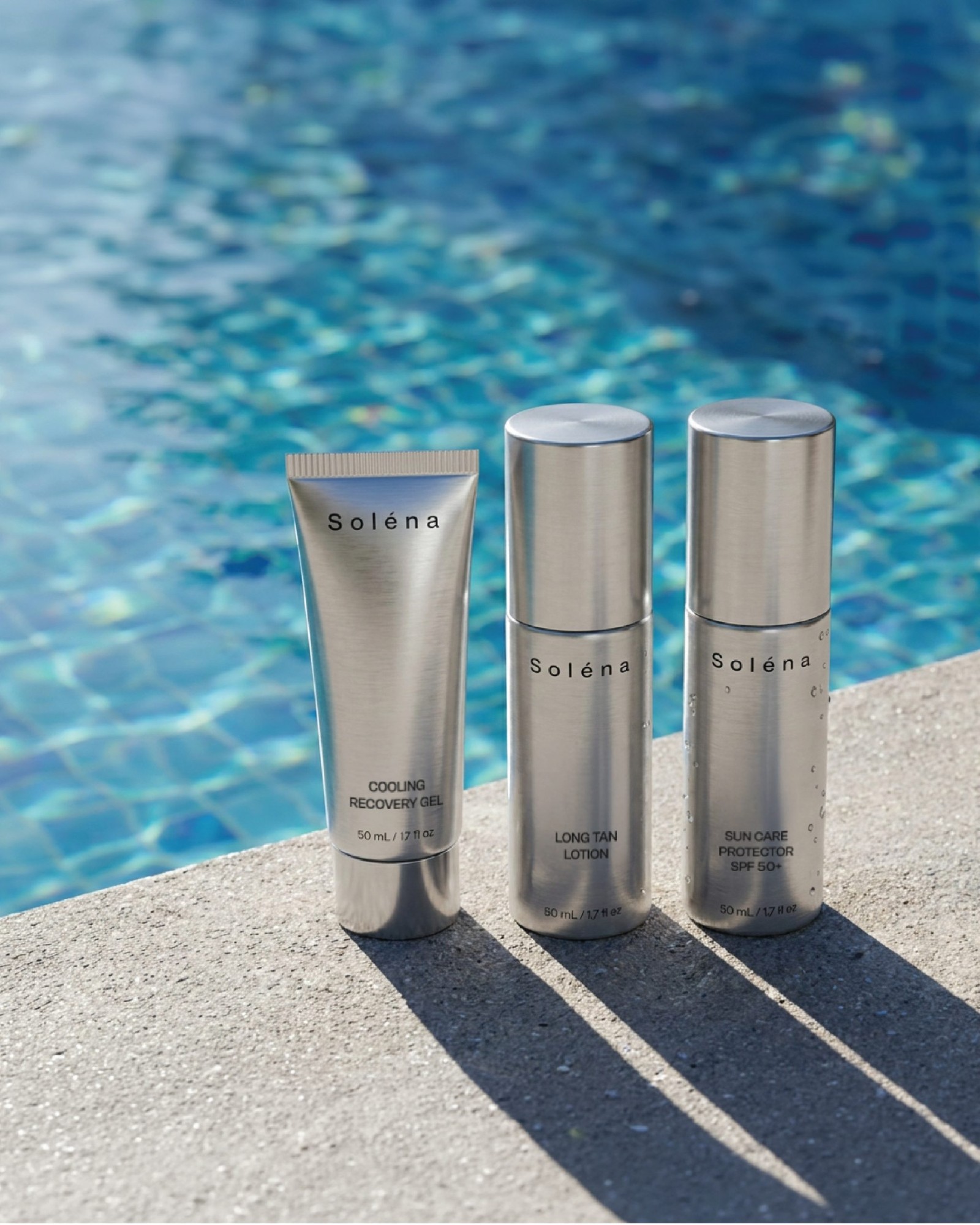 Solėna sun care packaging