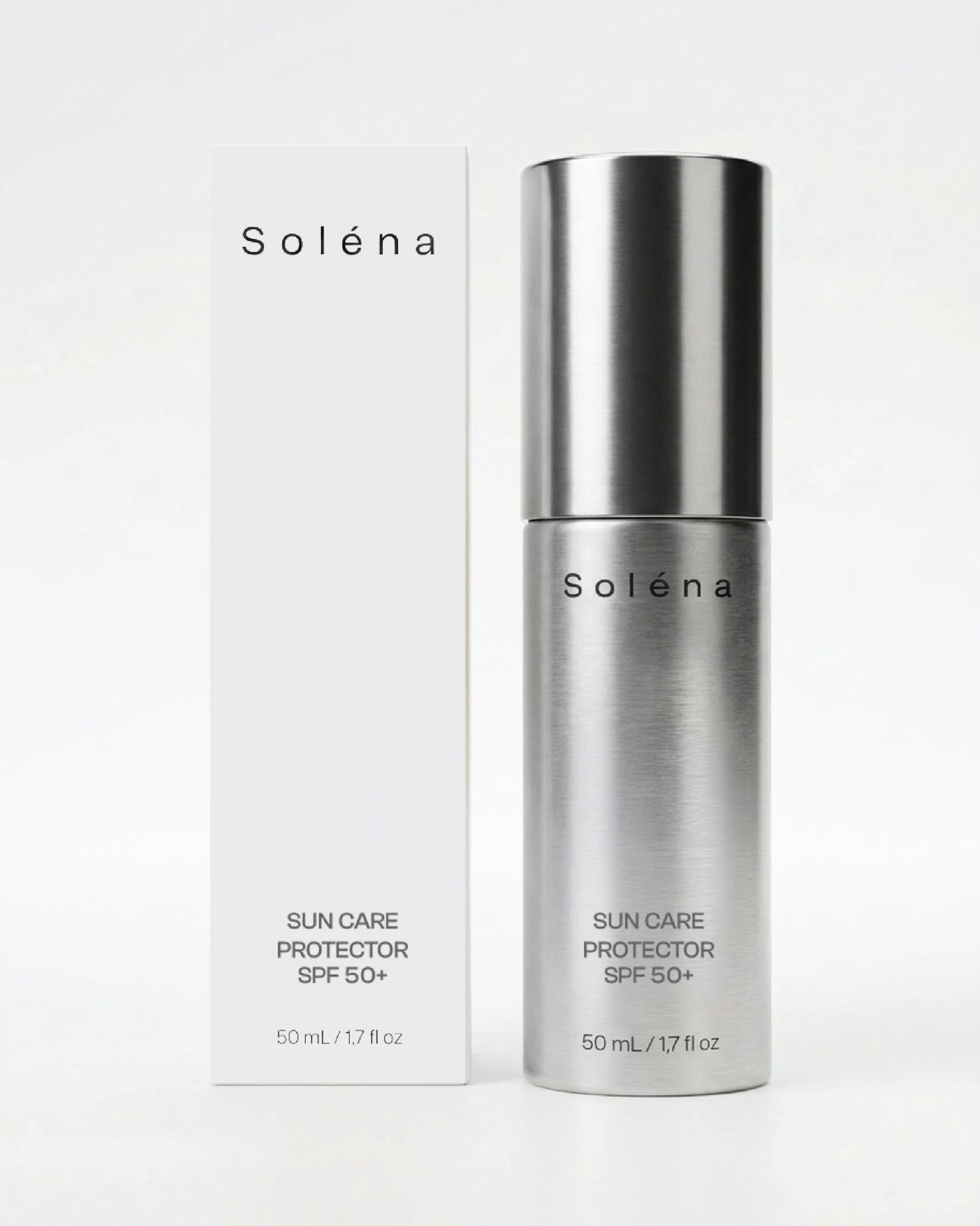 Solėna sun care packaging