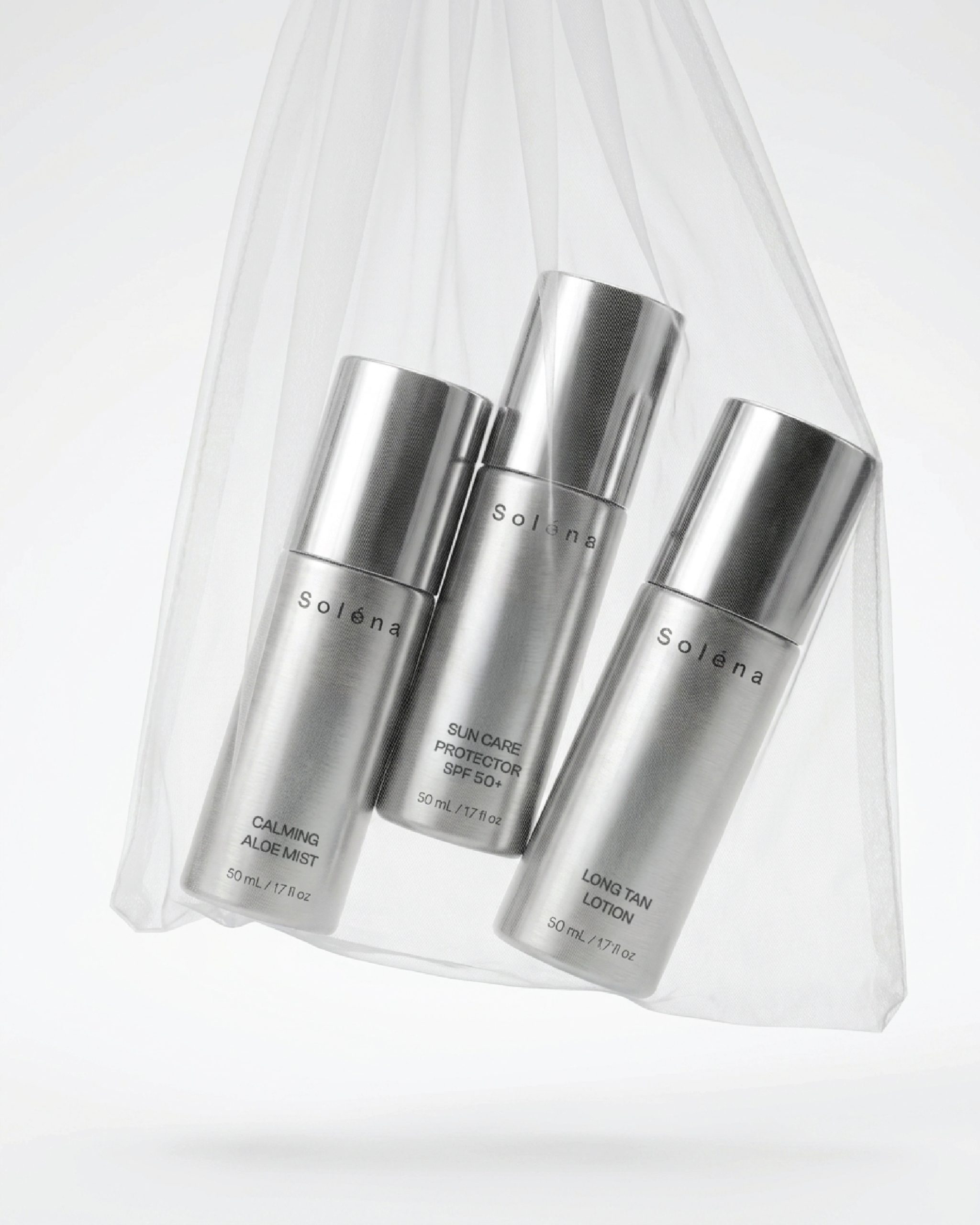 Solėna sun care packaging